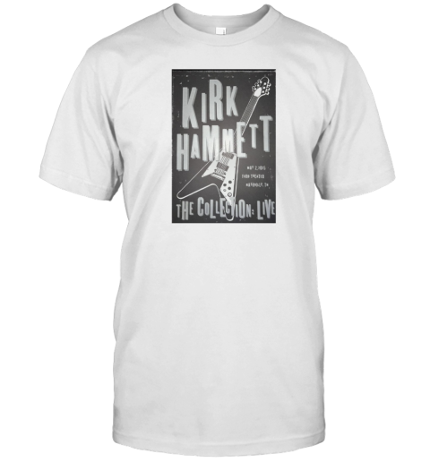 Kirk Hammett The Collection Live May 2 2025 Ford Theater Nashville TN Poster T-Shirt