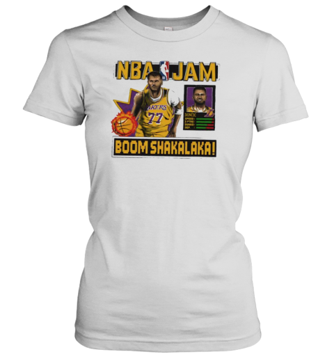 Luka Dončić Los Angeles Lakers NBA Jam Classic Women's T-shirt