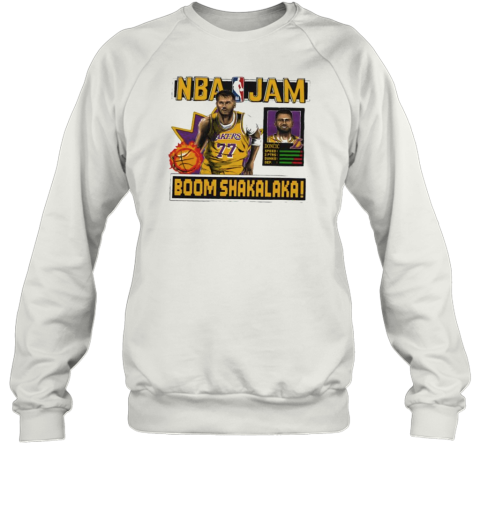 Luka Dončić Los Angeles Lakers NBA Jam Unisex Sweatshirt