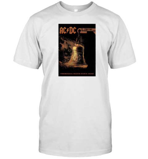 Poster The Gillette Stadium In Foxborough MA Show AC DC Band May 04 2025 T-Shirt