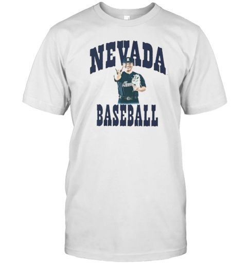 Sean Yamaguchi Nevada Baseball Block Letter T-Shirt