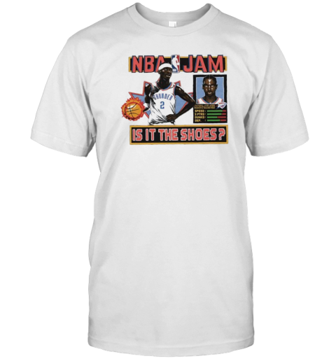 Shai Gilgeous Alexander Oklahoma City Thunder NBA Jam T-Shirt