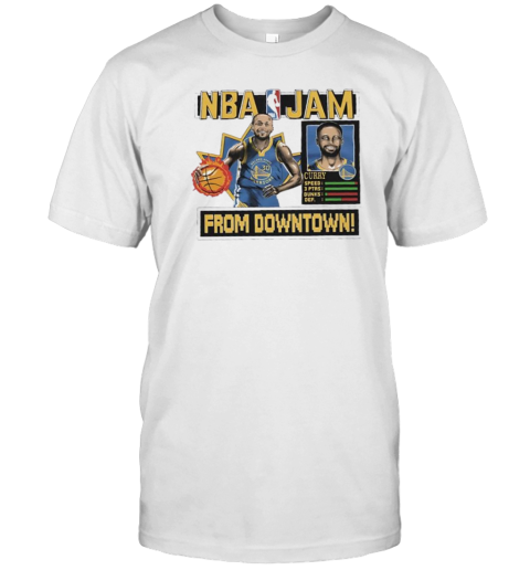 Stephen Curry Golden State Warriors NBA Jam T-Shirt