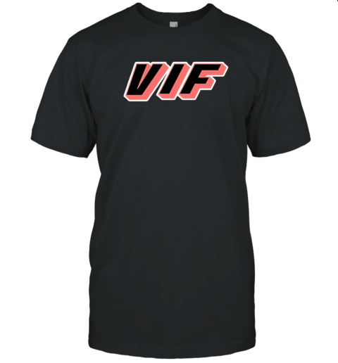 Stylish Vif Brand Logo T-Shirt