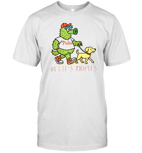 Bette'S Triples Phillie Phanatic Philadelphia Phillies T-Shirt