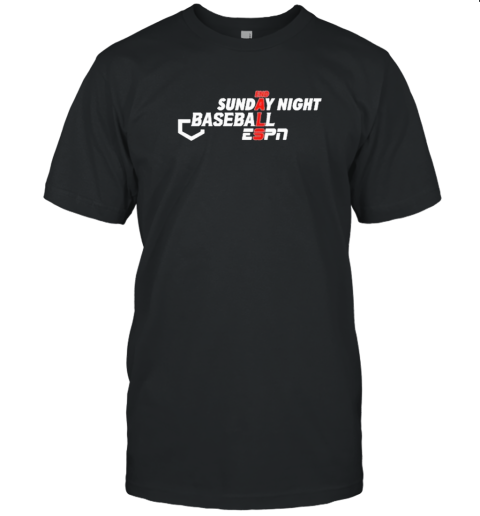 Dave Roberts Wearing End Sunday Night Baseball ESPN Logo T-Shirt Dave Roberts Wearing End Sunday Night Baseball ESPN Logo T-Shirt
