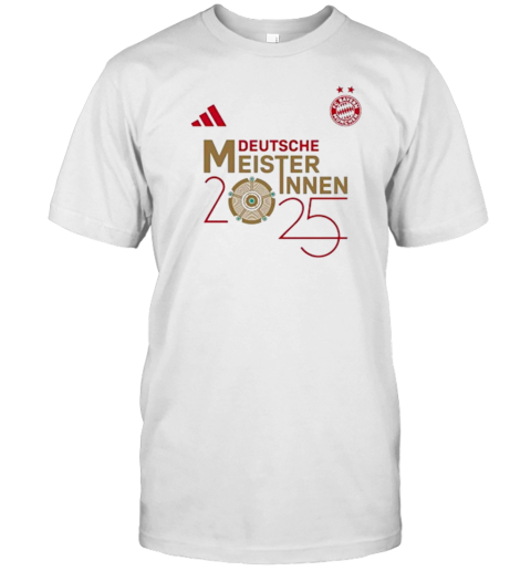 FC Bayern Munich Deutsche Meisterinnen 2025 T-Shirt