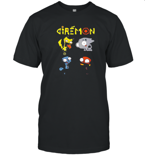 Giremon Pikagir Bulbagir Sgirtle Girmeleon T-Shirt