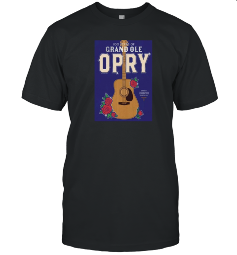 Grand Ole Opry Poster 100 Years Of Grand Ole Opry BOOK T-Shirt Grand Ole Opry Poster 100 Years Of Grand Ole Opry BOOK T-Shirt