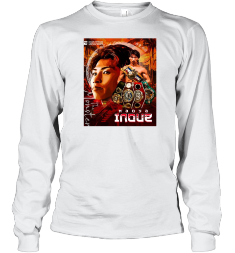 Naoya Inoue The Monster Asian American Pacific Islander Heritage Month Art Long Sleeved T-shirt