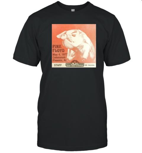 Pink Floyd May 4 1977 Colosseum Phoenix Az DKE Danny Kresky Enterprises T-Shirt Pink Floyd May 4 1977 Colosseum Phoenix Az DKE Danny Kresky Enterprises T-Shirt