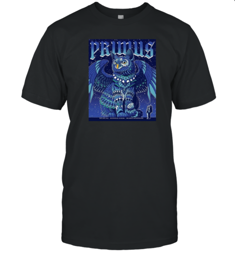 Primus Sessanta Huntsville Alabama 2025 Concert Poster At The Orion Amphitheater On May 4 2025 The Owl Sphinx T-Shirt