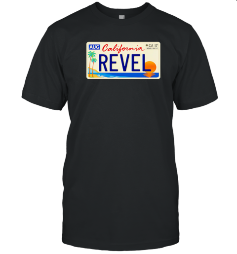 Revel California Car Plate Oversized T-Shirt