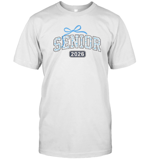 Senior 2026 Graduation Floral Pattern T-Shirt