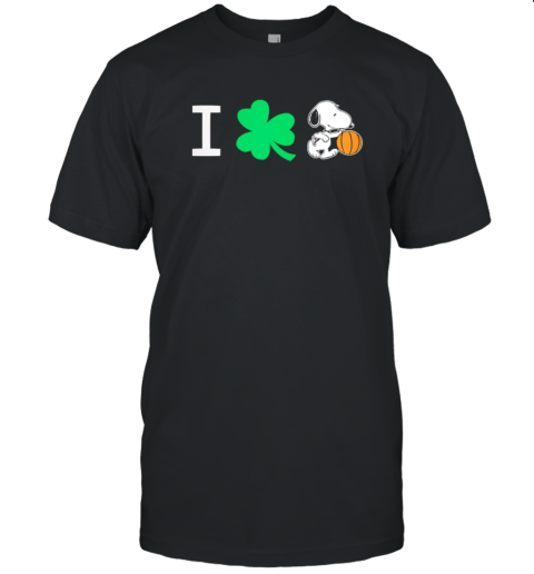 Snoopy St Patricks Day Basketball T-Shirt