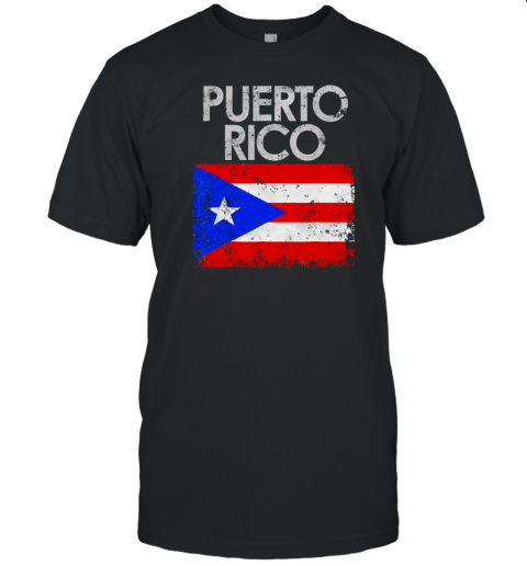 Vintage Puerto Rico Puerto Rican Flag Pride T-Shirt