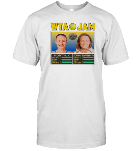 WTA Jam Kostyuk And Zaniewska T-Shirt