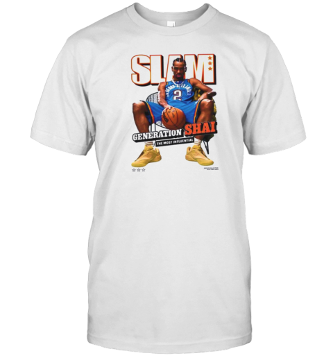 Alexander Oklahoma City Thunder SLAM 2025 Cover Graphic T-Shirt