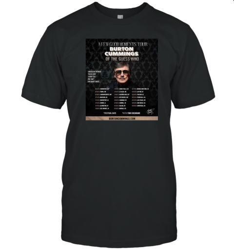 Burton Cummings Reveals North American Tour Plans 2025 T-Shirt Burton Cummings Reveals North American Tour Plans 2025 T-Shirt