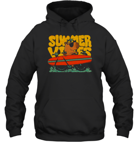 Capy Summer Vibes Unisex Hoodie