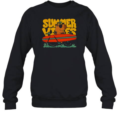 Capy Summer Vibes Unisex Sweatshirt