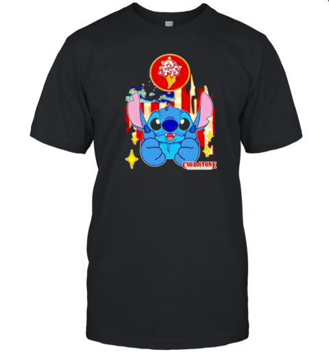 Cold Stone Stitch US Flag 4Th Of July T-Shirt