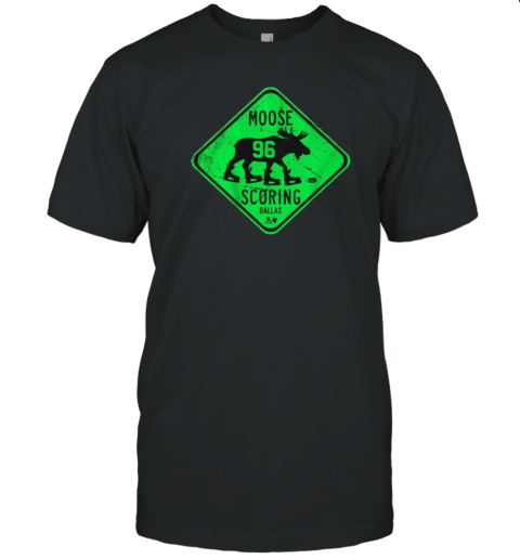 Dallas Stars Mikko Rantanen Moose Scoring Sign T-Shirt