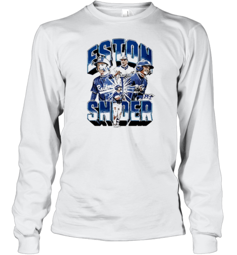 Eston Snider Mtsu Baseball Player Collage Long Sleeved T-shirt