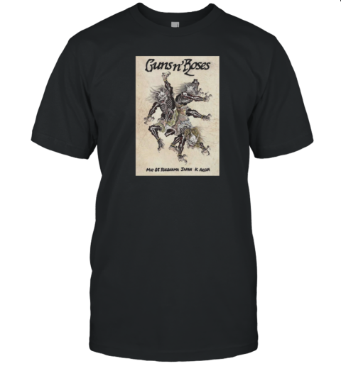 Guns N' Roses At K Arena On May 5 2025 Show Poster T-Shirt