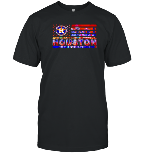 Houston Astros US Flag City T-Shirt