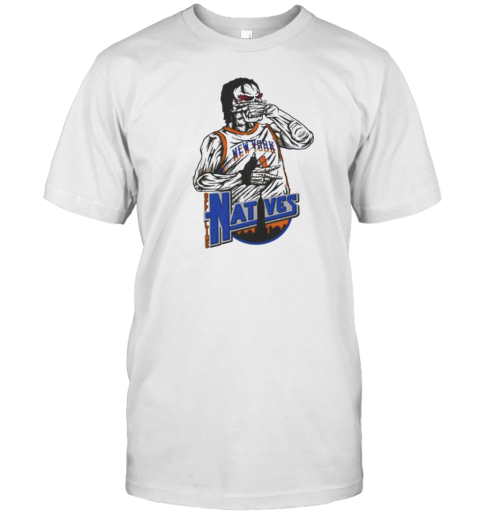Jalen Brunson Three Point Celebration Natives New York Knicks T-Shirt