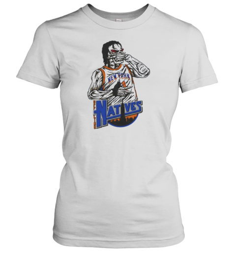 Jalen Brunson Three Point Celebration Natives New York Knicks Classic Women's T-shirt