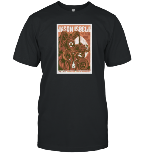 Jason Isbell And The 400 Unit Alberta Bair Theater Billings, MT May 7 2025 Concert T-Shirt Jason Isbell And The 400 Unit Alberta Bair Theater Billings, MT May 7 2025 Concert T-Shirt