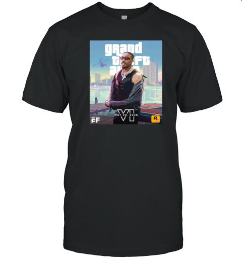 Justin Jefferson – NFL Player On The GTA VI Cover May 26 2026 T-Shirt