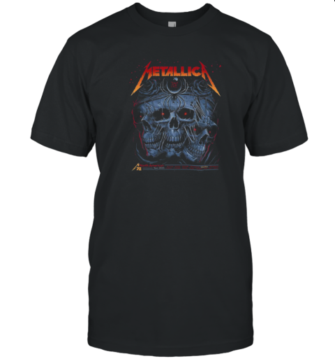 Metallica M72 Sonic Temple North American Tour 2025 Event Poster In Columbus Ohio At Historic Crew Stadium Unisex T T-Shirt