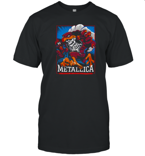 Metallica M72 Virginia Tech At Lane Stadium In Blacksburg Virginia United States On May 7 2025 M72 World Tour Unisex T T-Shirt