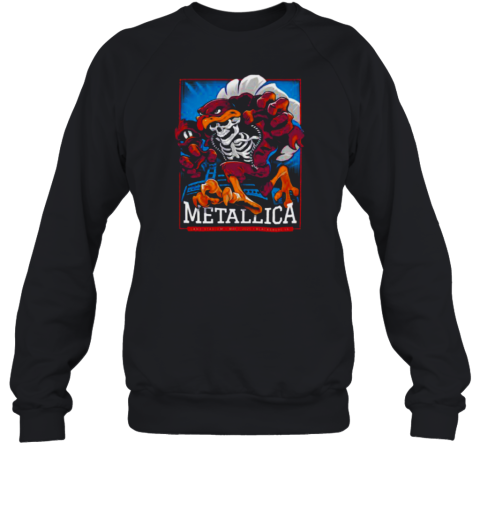Metallica M72 Virginia Tech At Lane Stadium In Blacksburg Virginia United States On May 7 2025 M72 World Tour Unisex T Unisex Sweatshirt