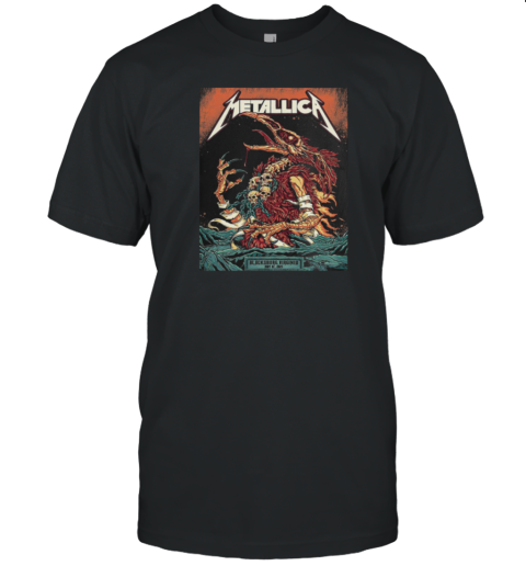 Metallica M72 Virginia Tech Pop Up Shop At Lane Stadium In Blacksburg Virginia United States On May 7 2025 Unisex T T-Shirt