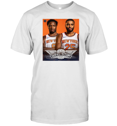 OG Anunoby And Mikal Bridges New York Knicks Wingstop The Wing Experts Poster T-Shirt