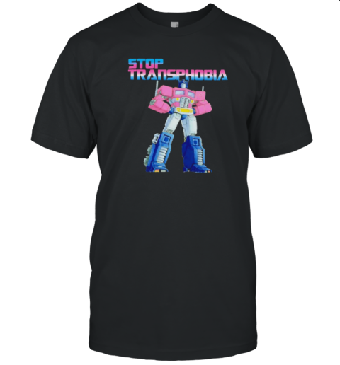 Optimus Prime Stop Transphobia T-Shirt