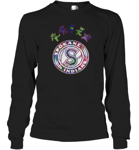 Spokane Indians Grateful Dead Night 60Th Anniversary 2025 Long Sleeved T-shirt