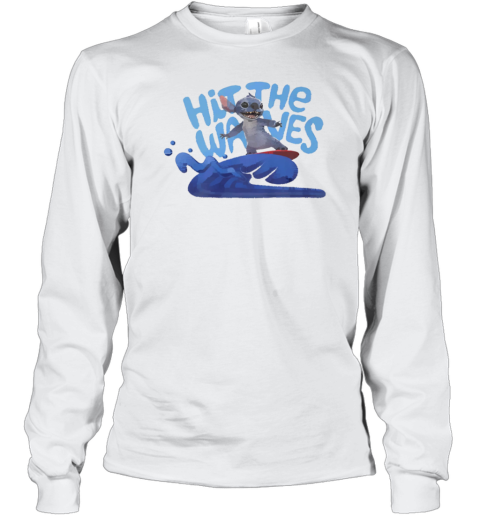 Stitch Hit The Waves Long Sleeved T-shirt
