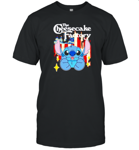 The Cheesecake Factory Stitch US Flag 4Th Of July T-Shirt