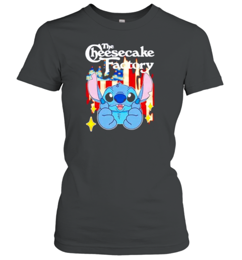 The Cheesecake Factory Stitch US Flag 4Th Of July Classic Women's T-shirt