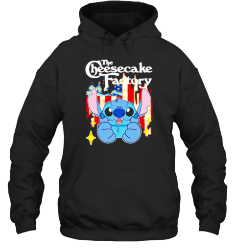 The Cheesecake Factory Stitch US Flag 4Th Of July Unisex Hoodie