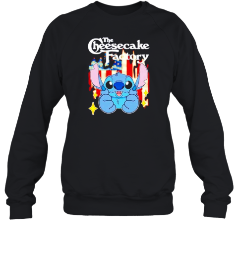 The Cheesecake Factory Stitch US Flag 4Th Of July Unisex Sweatshirt