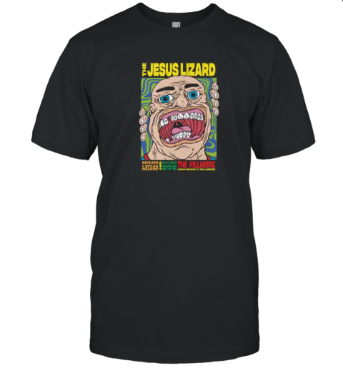 The Jesus Lizard The Fillmore San Francisco CA May 6 2025 Tour I Speak Machine T-Shirt The Jesus Lizard The Fillmore San Francisco CA May 6 2025 Tour I Speak Machine T-Shirt