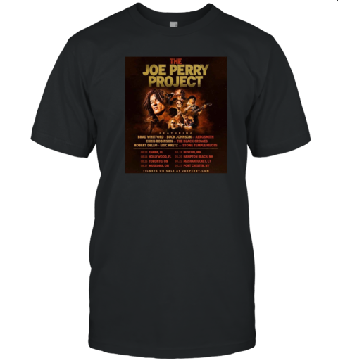 The Joe Perry Project Launching Summer Tour 2025 Tour T-Shirt The Joe Perry Project Launching Summer Tour 2025 Tour T-Shirt