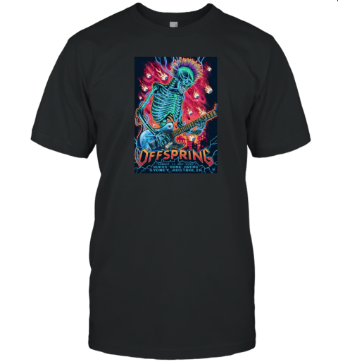 The Offspring Qudos Bank Arena May 11 2025 Tour T-Shirt