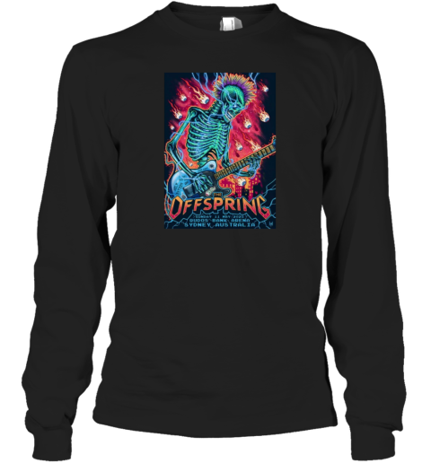 The Offspring Qudos Bank Arena May 11 2025 Tour Long Sleeved T-shirt